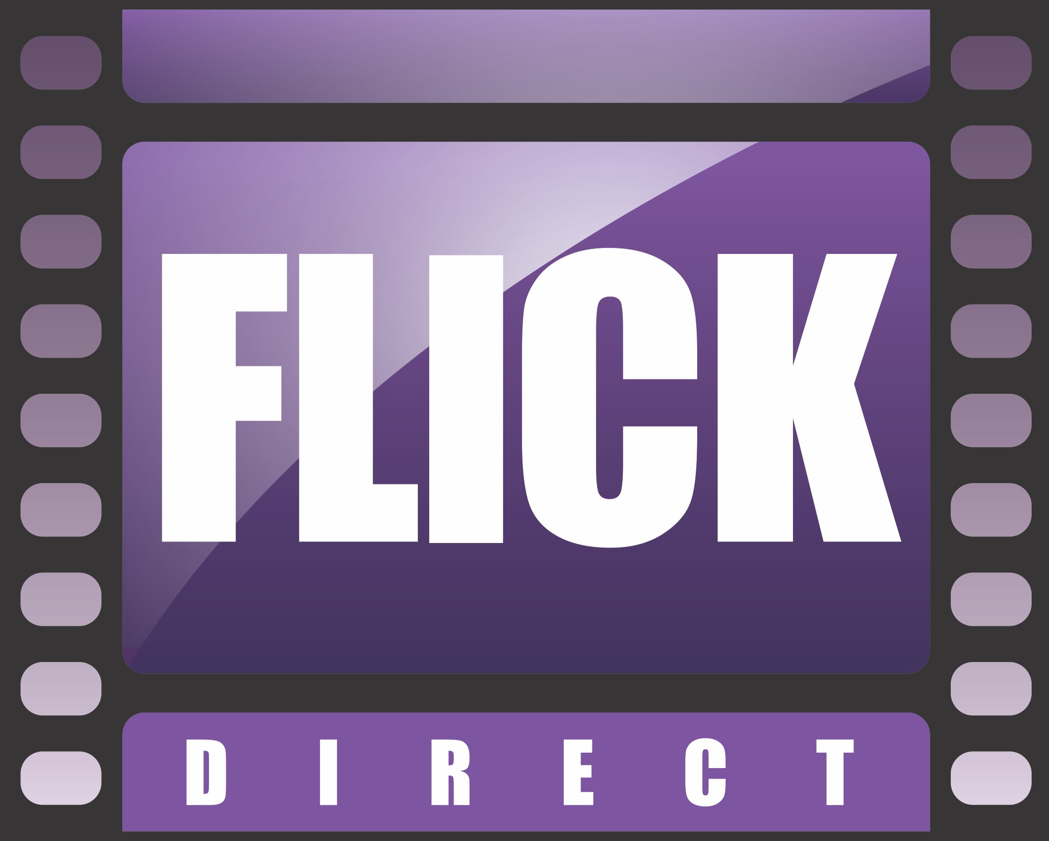 FlickDirect registered trademark logo for entertainment news, movie coverage, interviews, and pop culture features